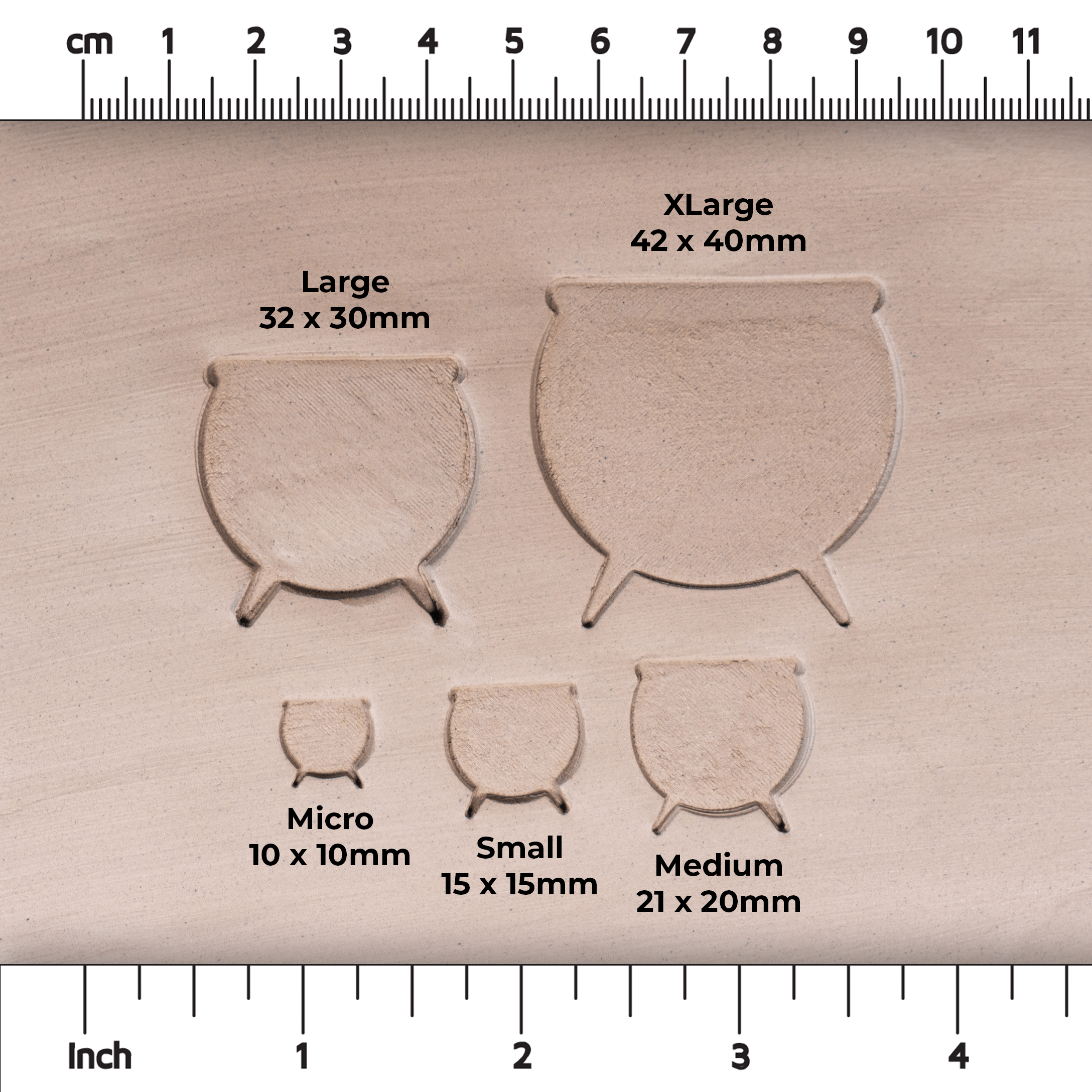 Halloween Witch Cauldron Stamps