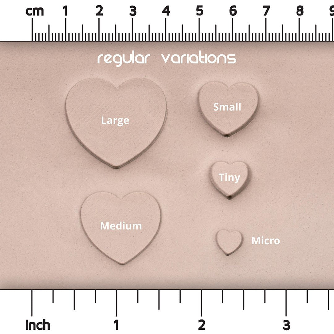 Heart Stamp Set of 10