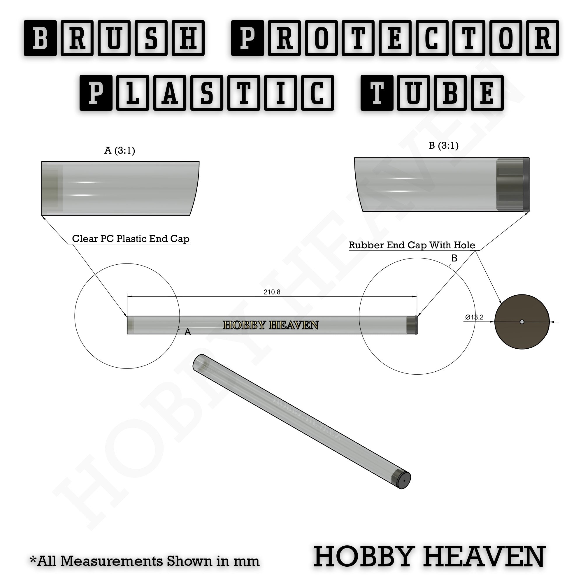 Hobby Heaven Kolinsky Sable Series 3 Brushes Singles and Sets