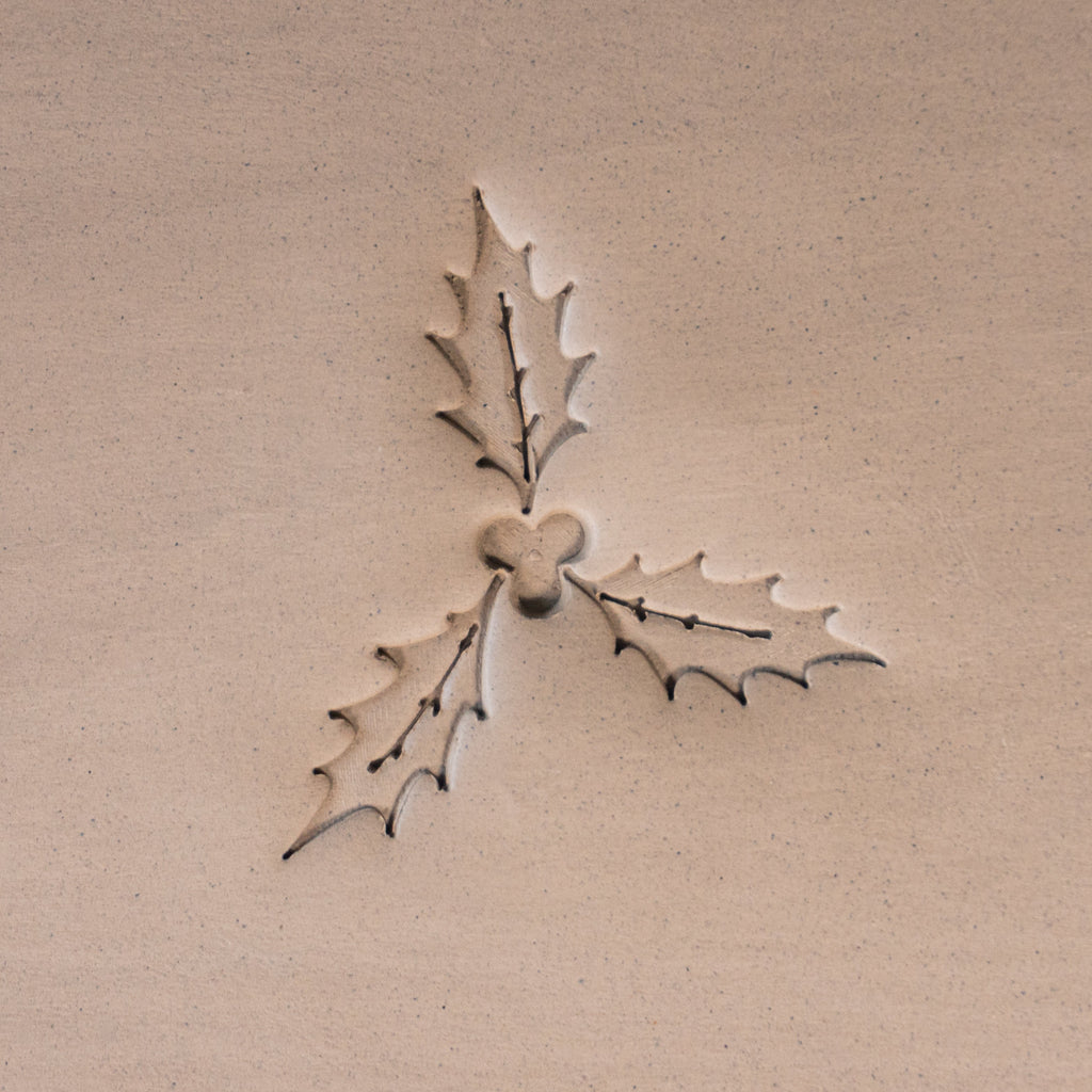 Holly Leaf & Berry Stamps - 3 Sizes