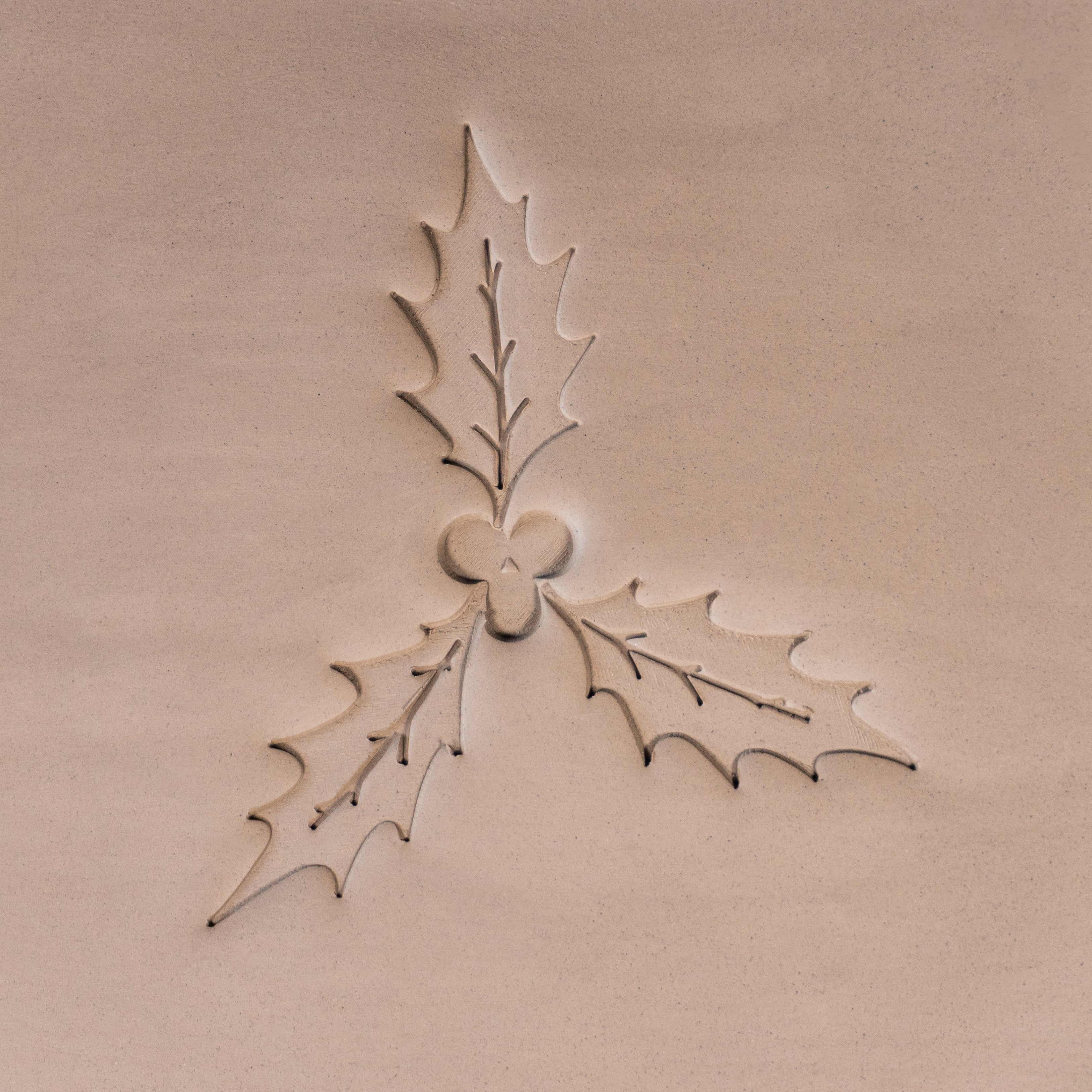 Holly Leaf & Berry Stamps - 3 Sizes