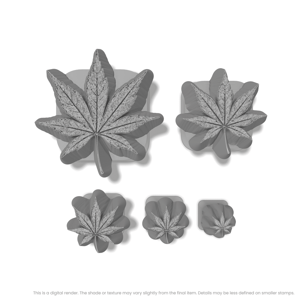 Japanese Maple Leaf Stamps - Photo Textured