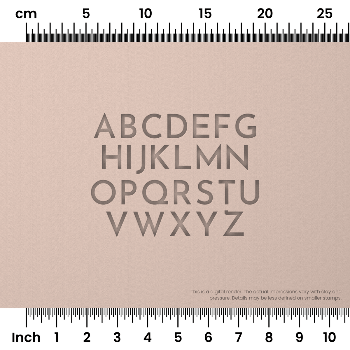 Josefin Sans | All Caps | Alphabet Stamp Sets