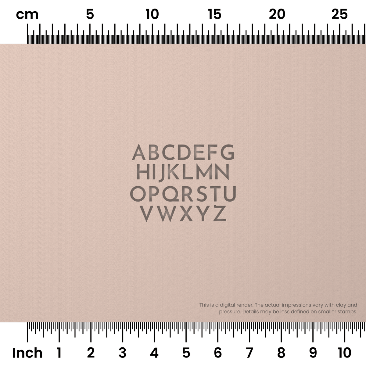 Josefin Sans | All Caps | Alphabet Stamp Sets