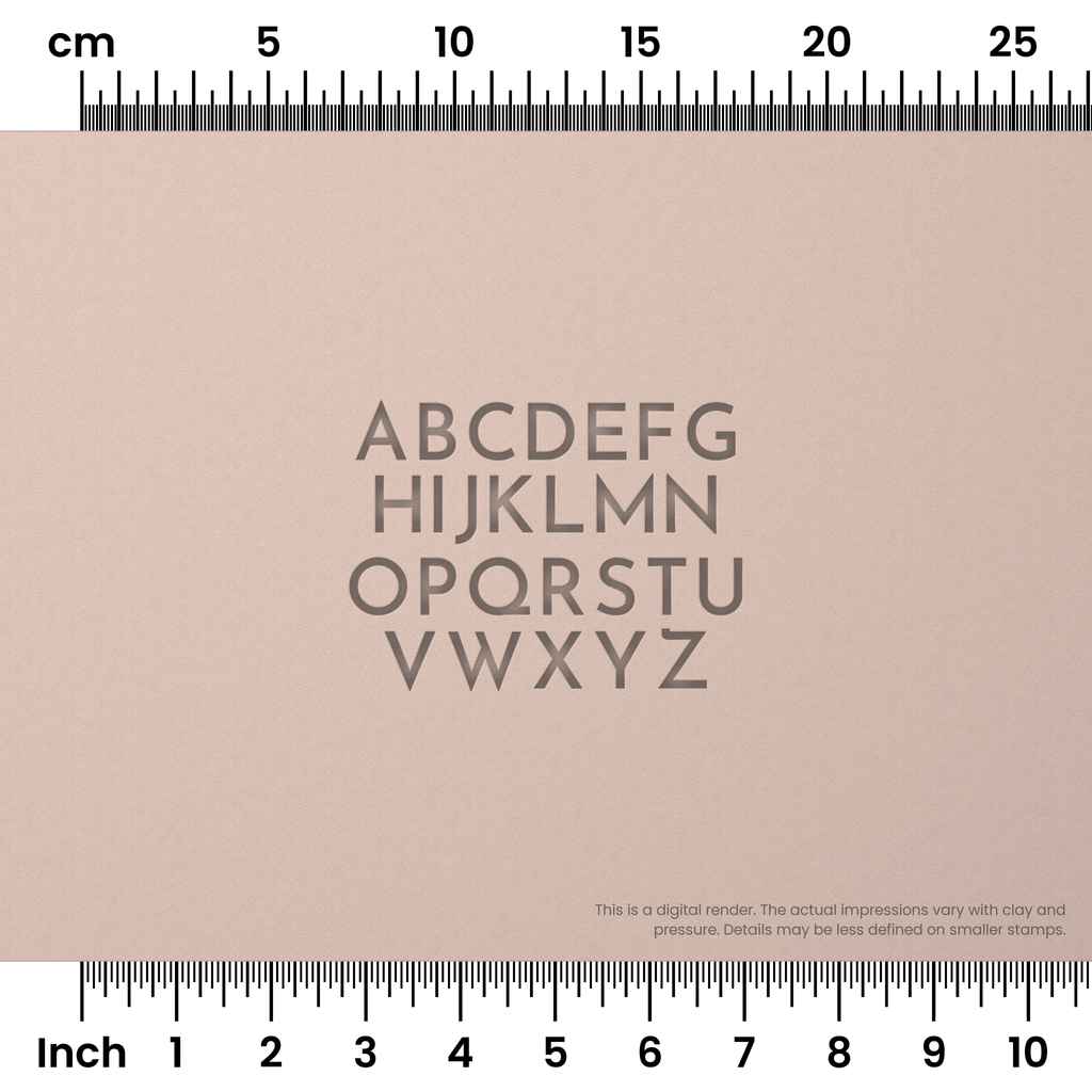 Josefin Sans | All Caps | Alphabet Stamp Sets