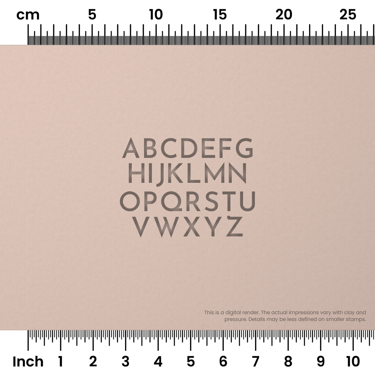 Josefin Sans | All Caps | Alphabet Stamp Sets