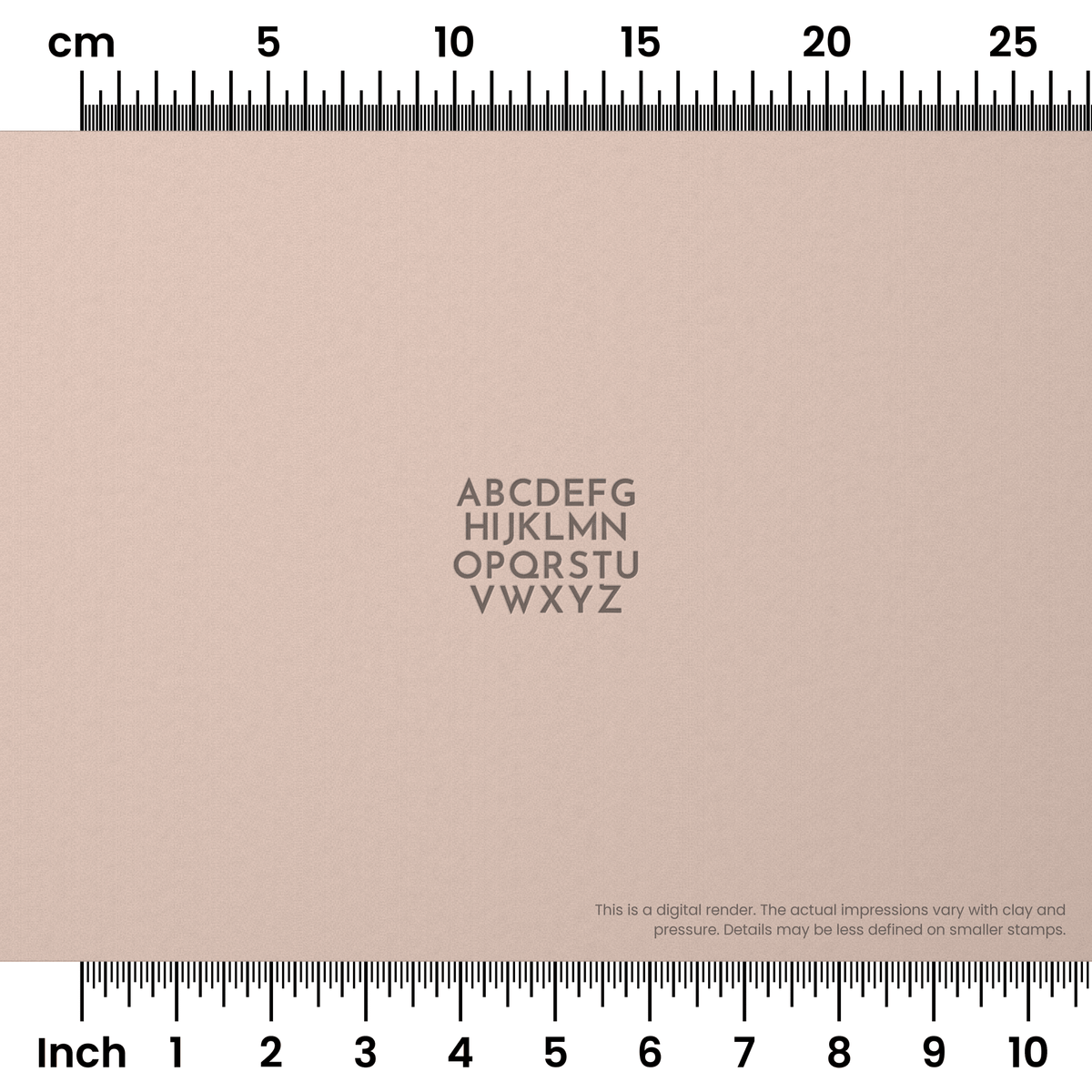 Josefin Sans | All Caps | Alphabet Stamp Sets