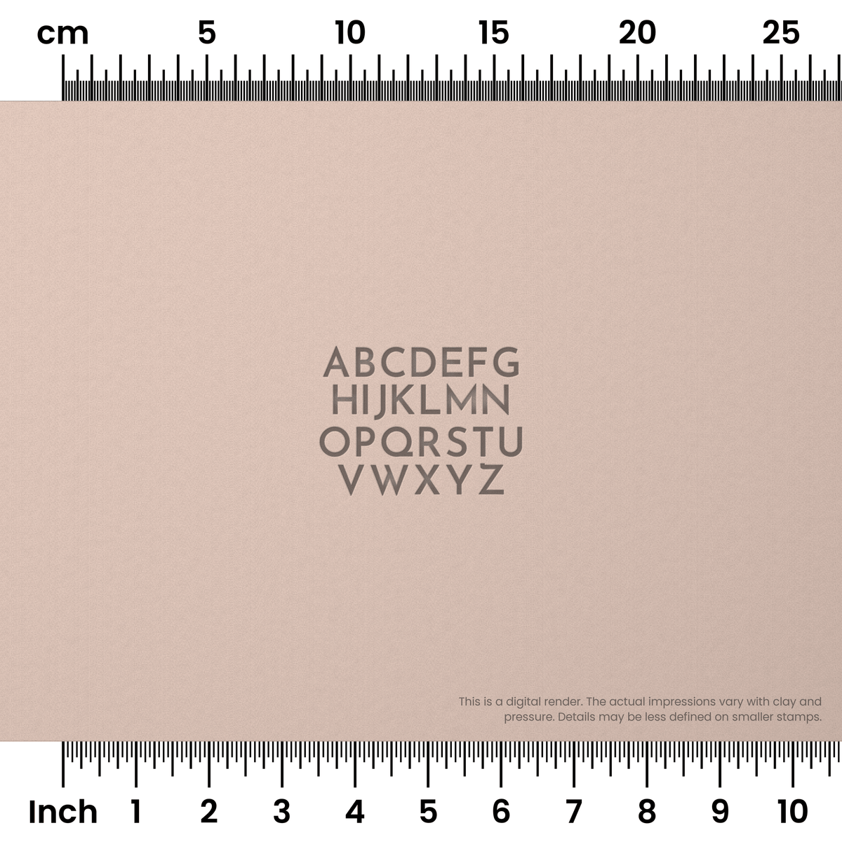Josefin Sans | All Caps | Alphabet Stamp Sets