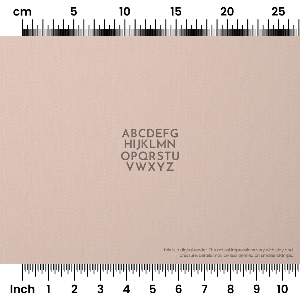 Josefin Sans | All Caps | Alphabet Stamp Sets