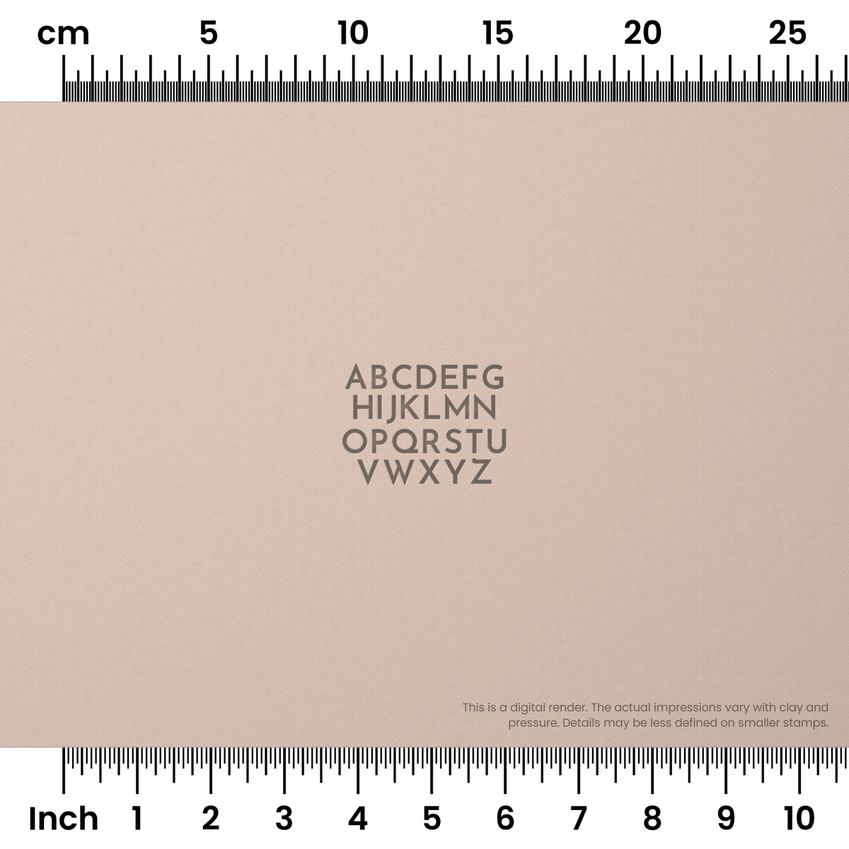 Josefin Sans | All Caps | Alphabet Stamp Sets