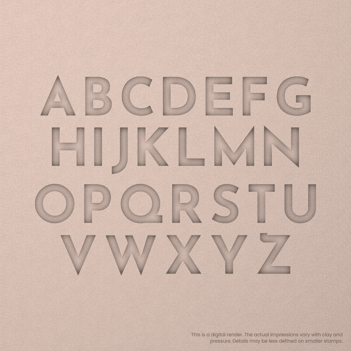 Josefin Sans | Font Rail Stamp Sets | Letters, Numbers, and Symbols