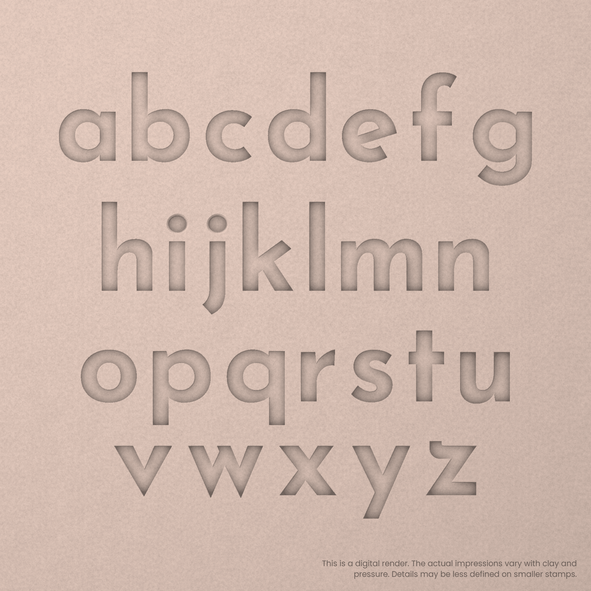 Josefin Sans | Font Rail Stamp Sets | Letters, Numbers, and Symbols