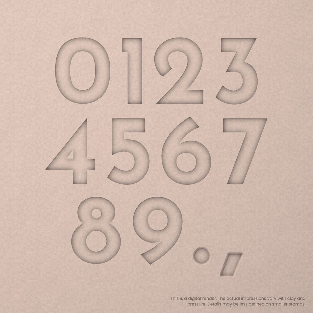 Josefin Sans | Font Rail Stamp Sets | Letters, Numbers, and Symbols