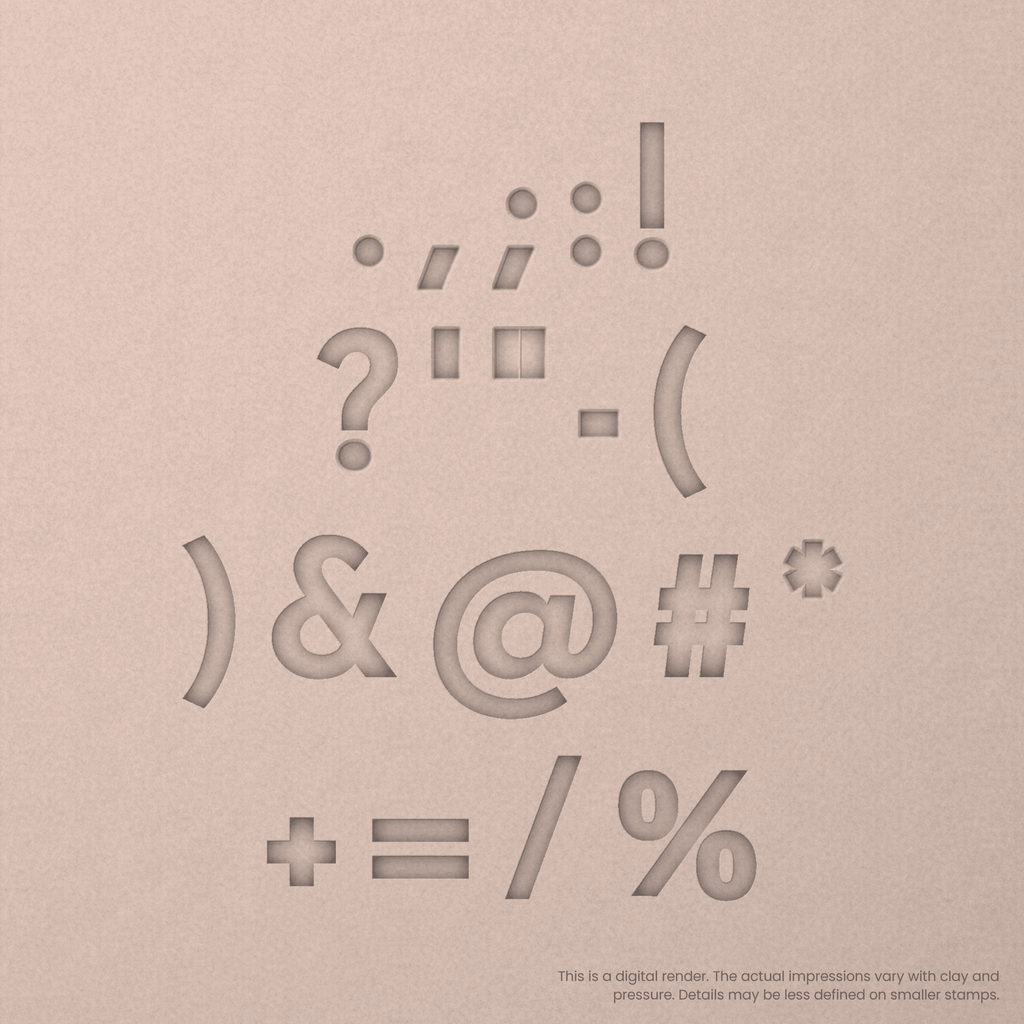 Josefin Sans | Font Rail Stamp Sets | Letters, Numbers, and Symbols