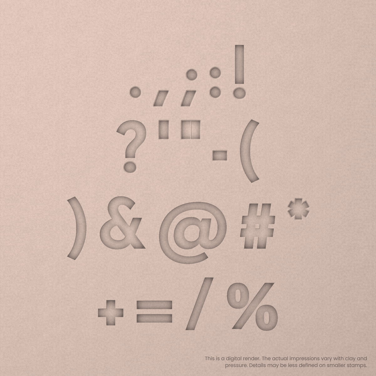 Josefin Sans | Font Rail Stamp Sets | Letters, Numbers, and Symbols