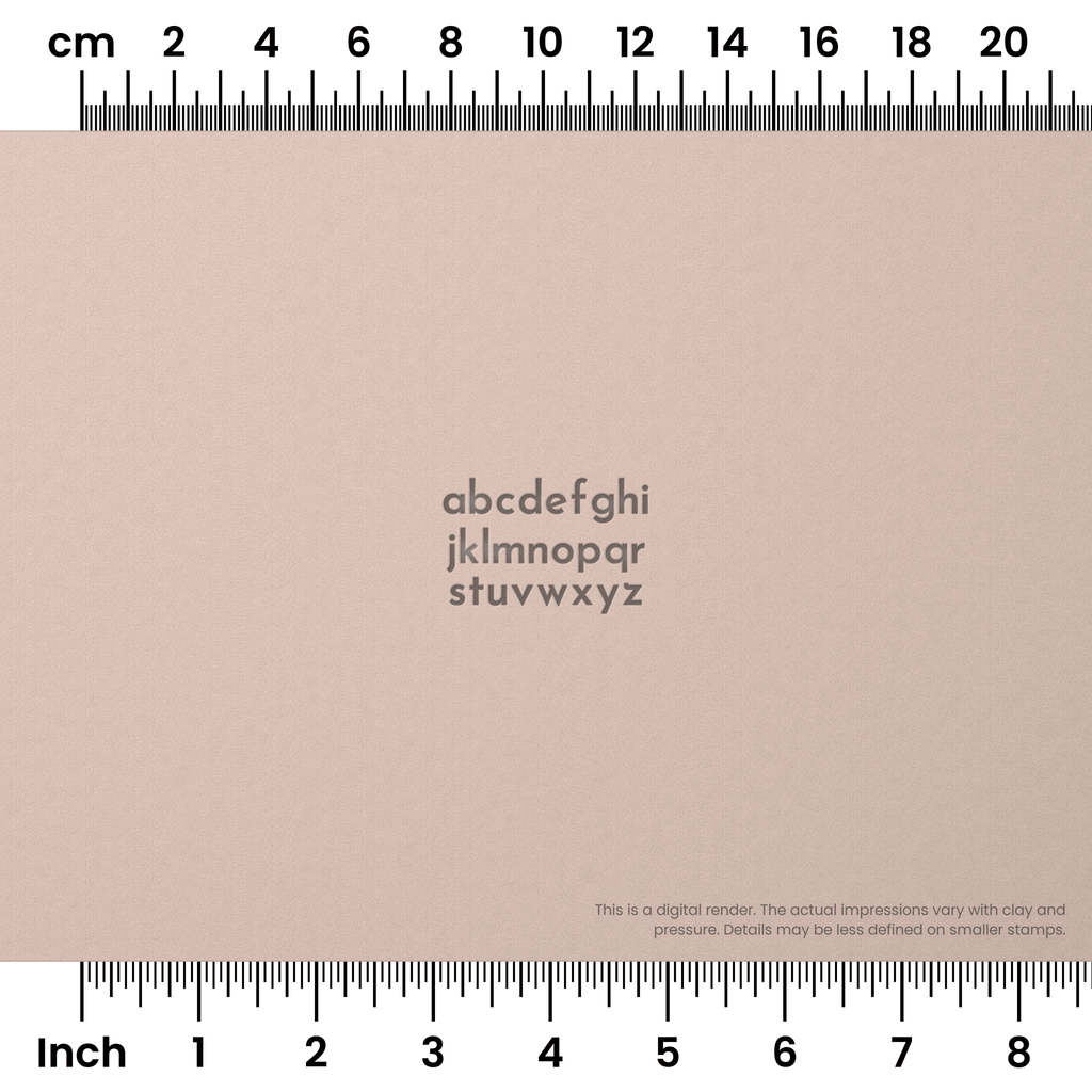 Josefin Sans | Lowercase | Alphabet Stamp Sets