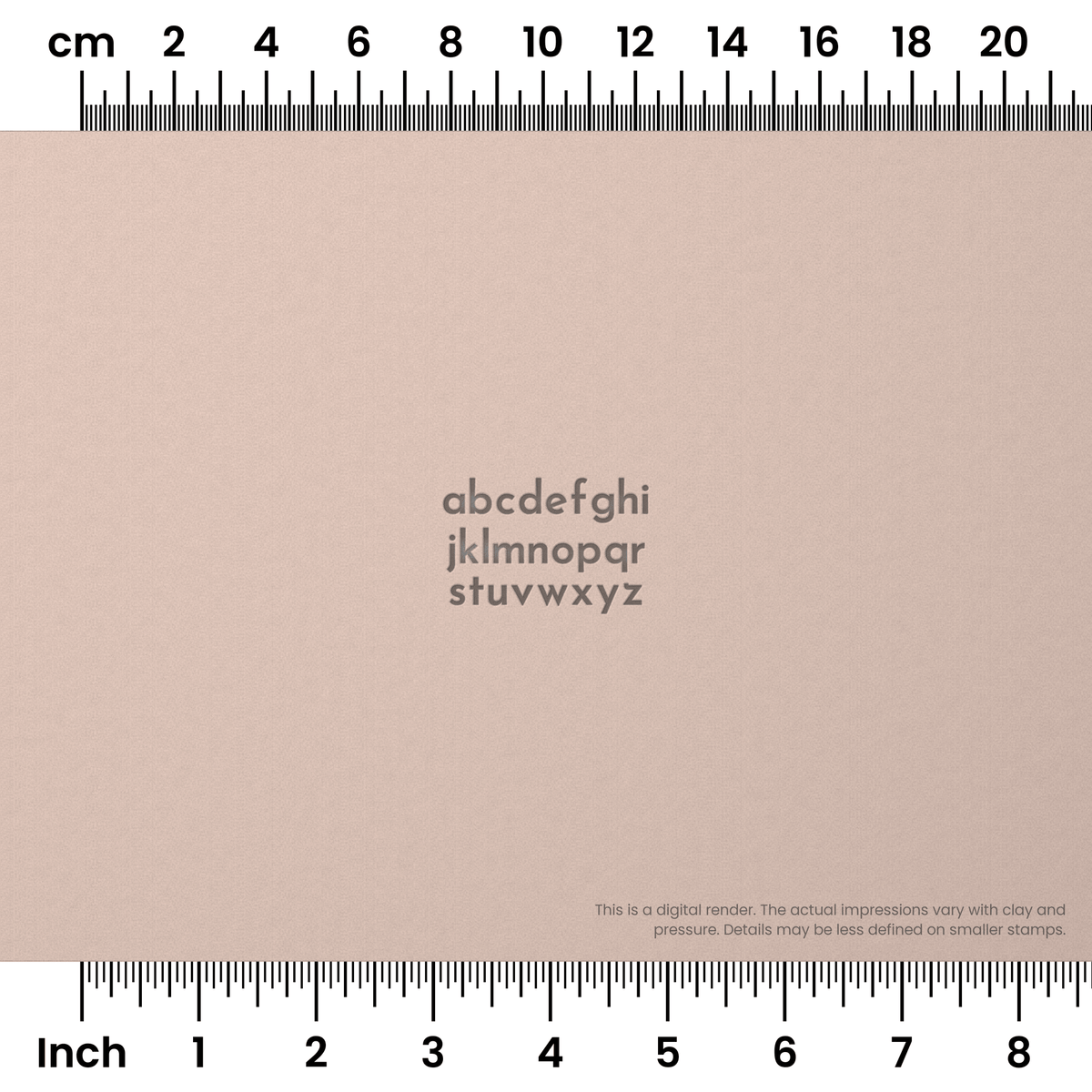 Josefin Sans | Lowercase | Alphabet Stamp Sets