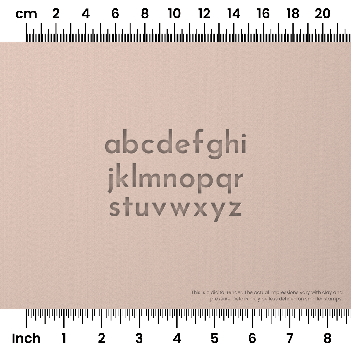 Josefin Sans | Lowercase | Alphabet Stamp Sets