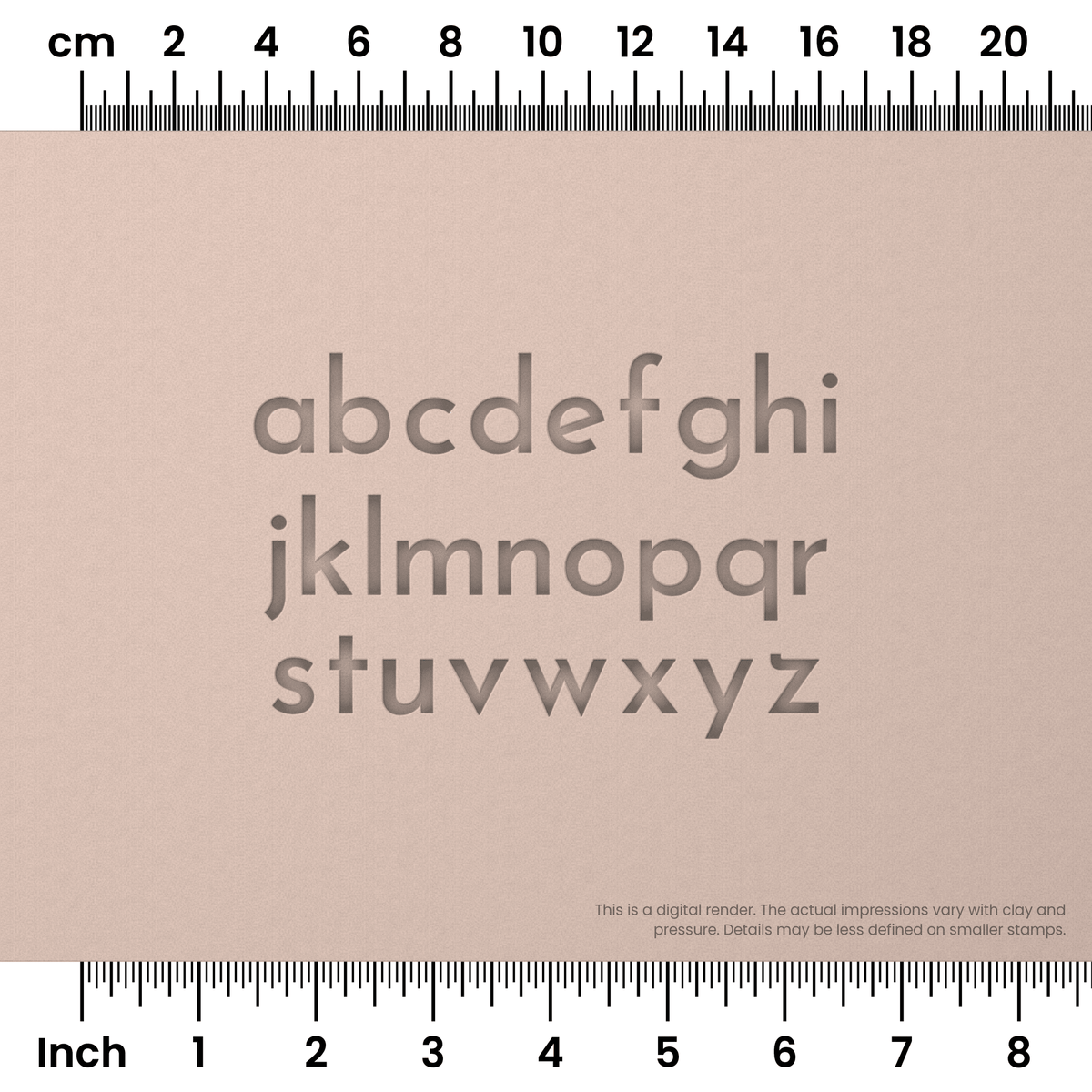 Josefin Sans | Lowercase | Alphabet Stamp Sets