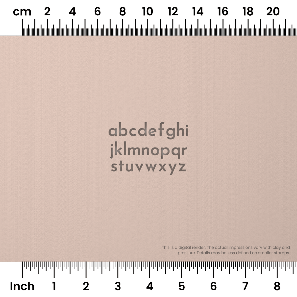 Josefin Sans | Lowercase | Alphabet Stamp Sets