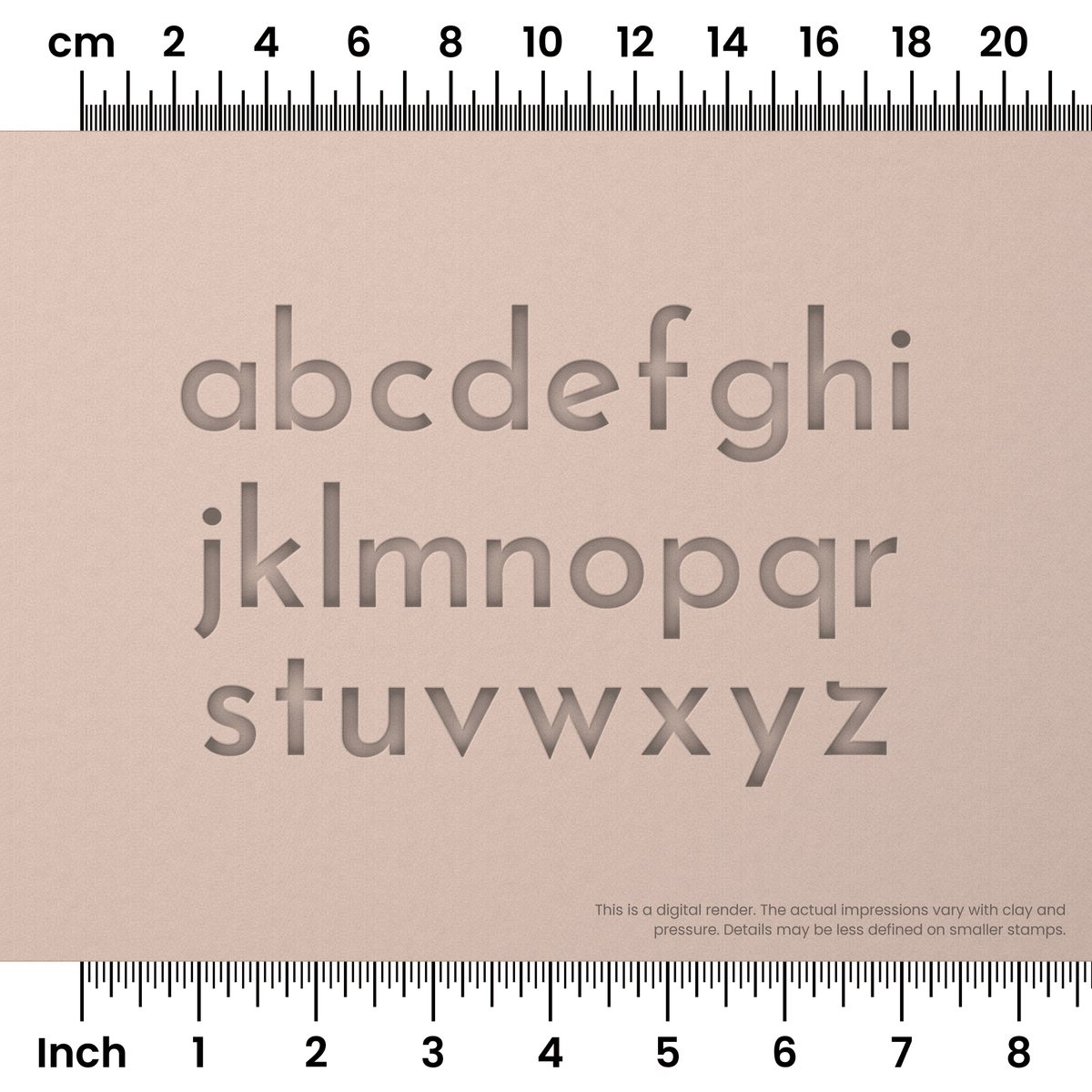 Josefin Sans | Lowercase | Alphabet Stamp Sets