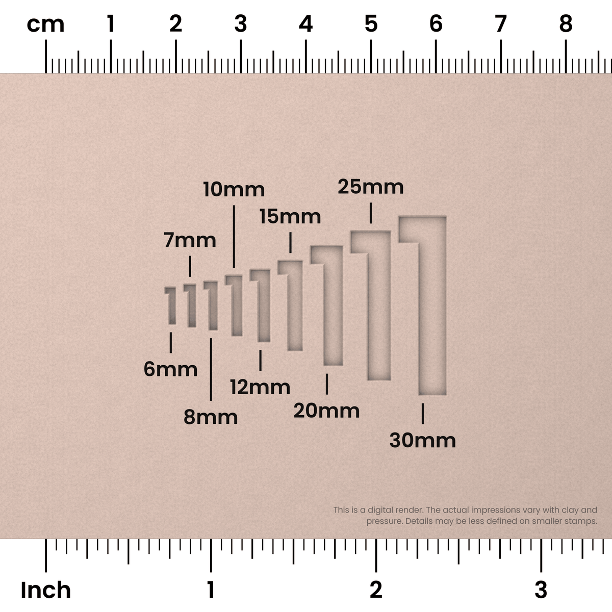 Josefin Sans | Number Stamp Sets