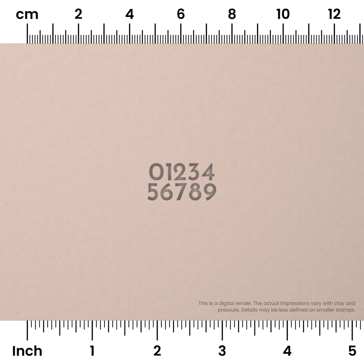 Josefin Sans | Number Stamp Sets