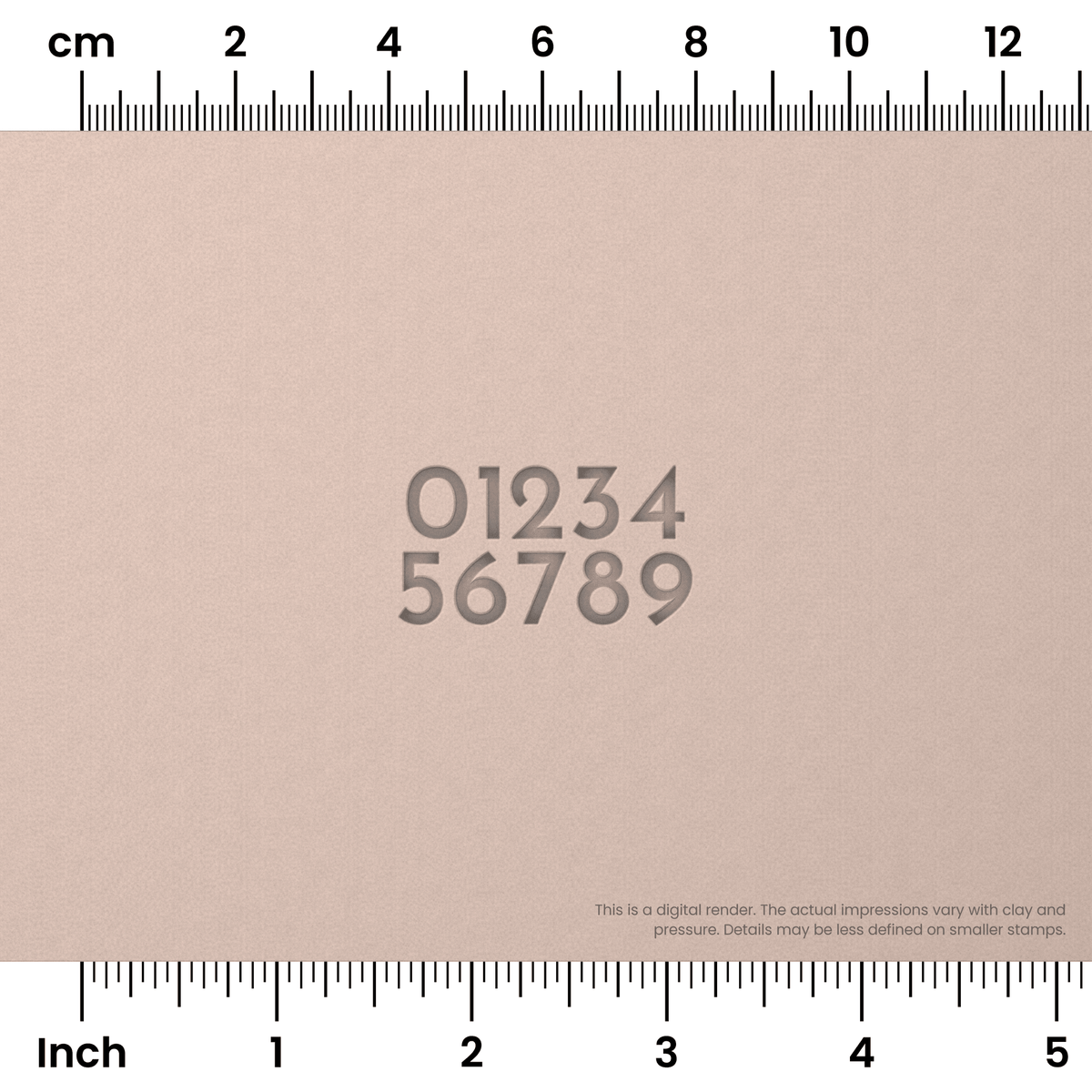 Josefin Sans | Number Stamp Sets
