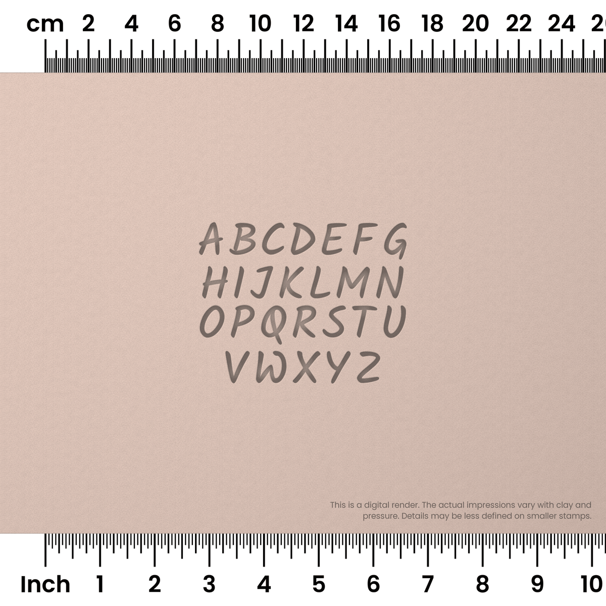 Kalam | All Caps | Alphabet Stamp Sets