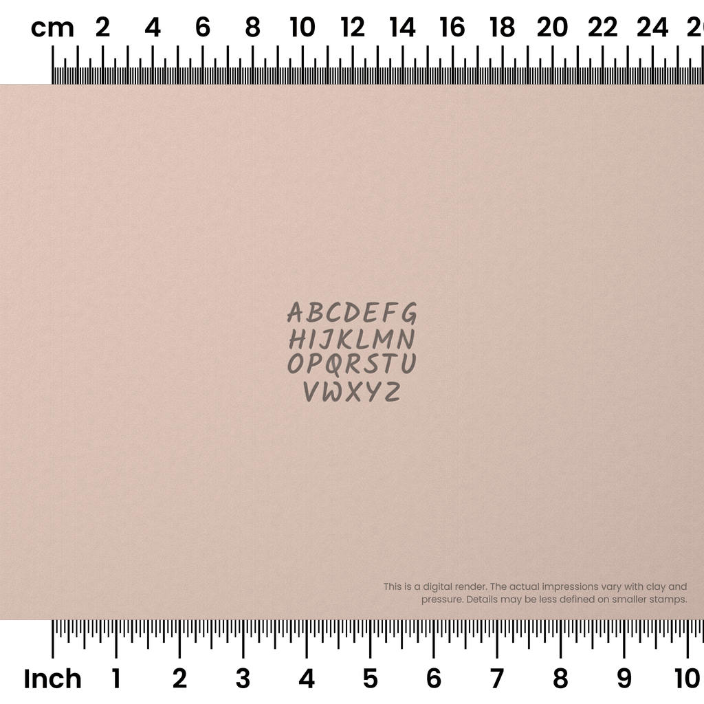 Kalam | All Caps | Alphabet Stamp Sets