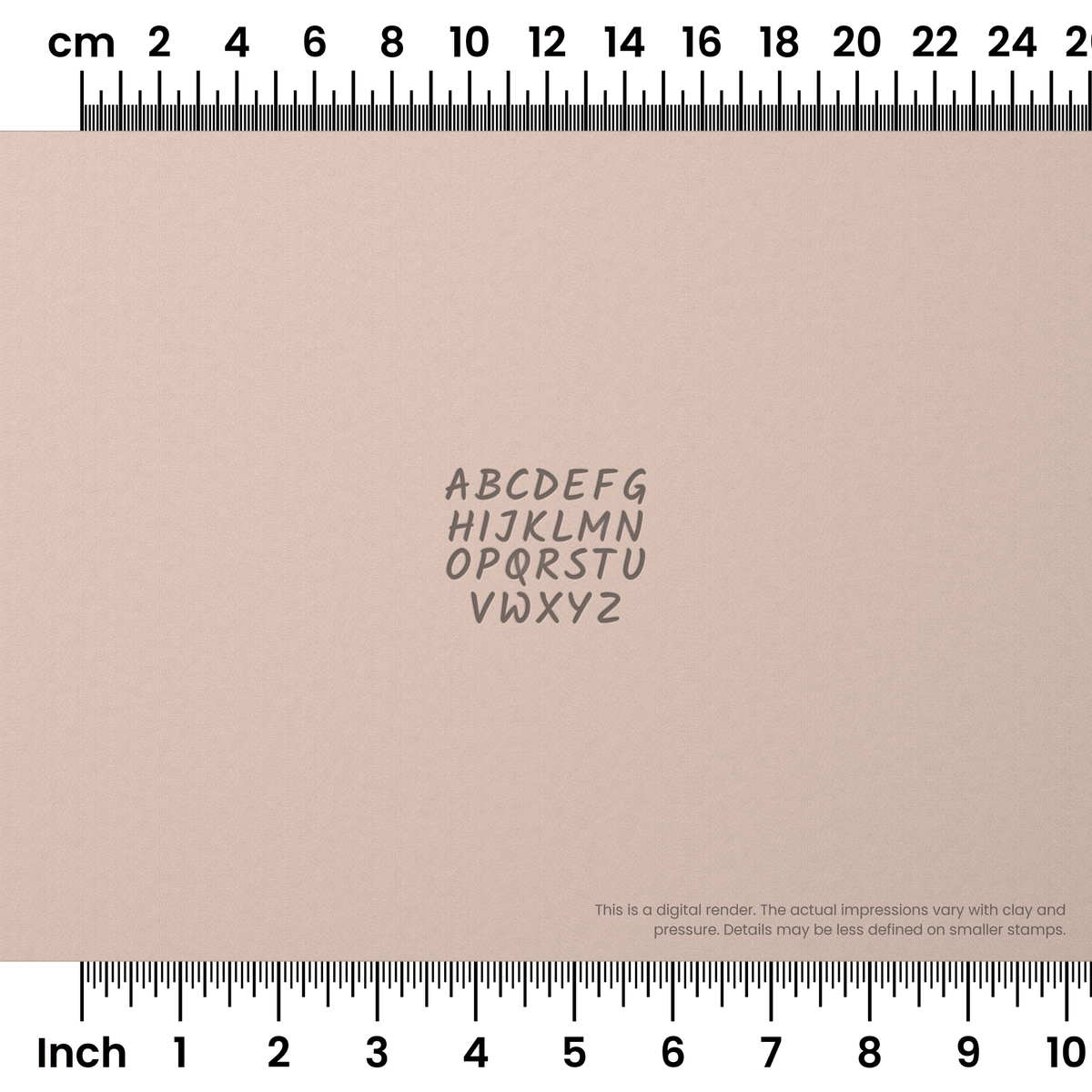 Kalam | All Caps | Alphabet Stamp Sets