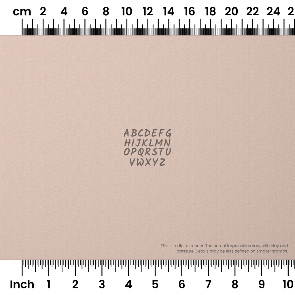 Kalam | All Caps | Alphabet Stamp Sets