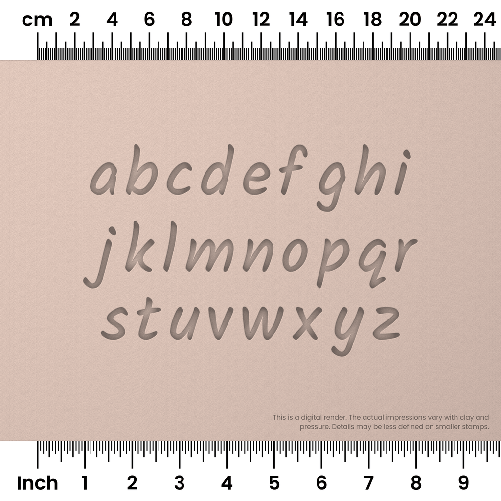 Kalam | Lowercase | Alphabet Stamp Sets