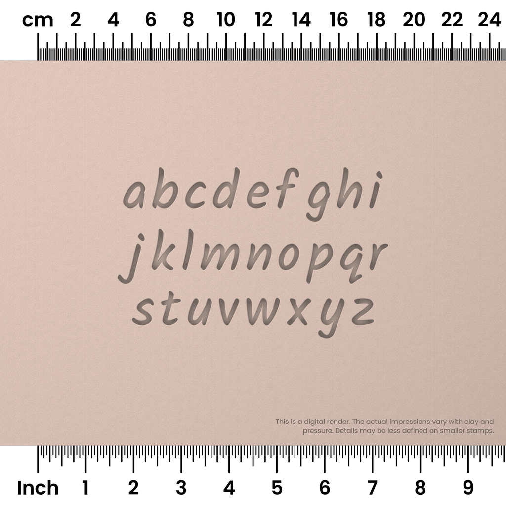 Kalam | Lowercase | Alphabet Stamp Sets
