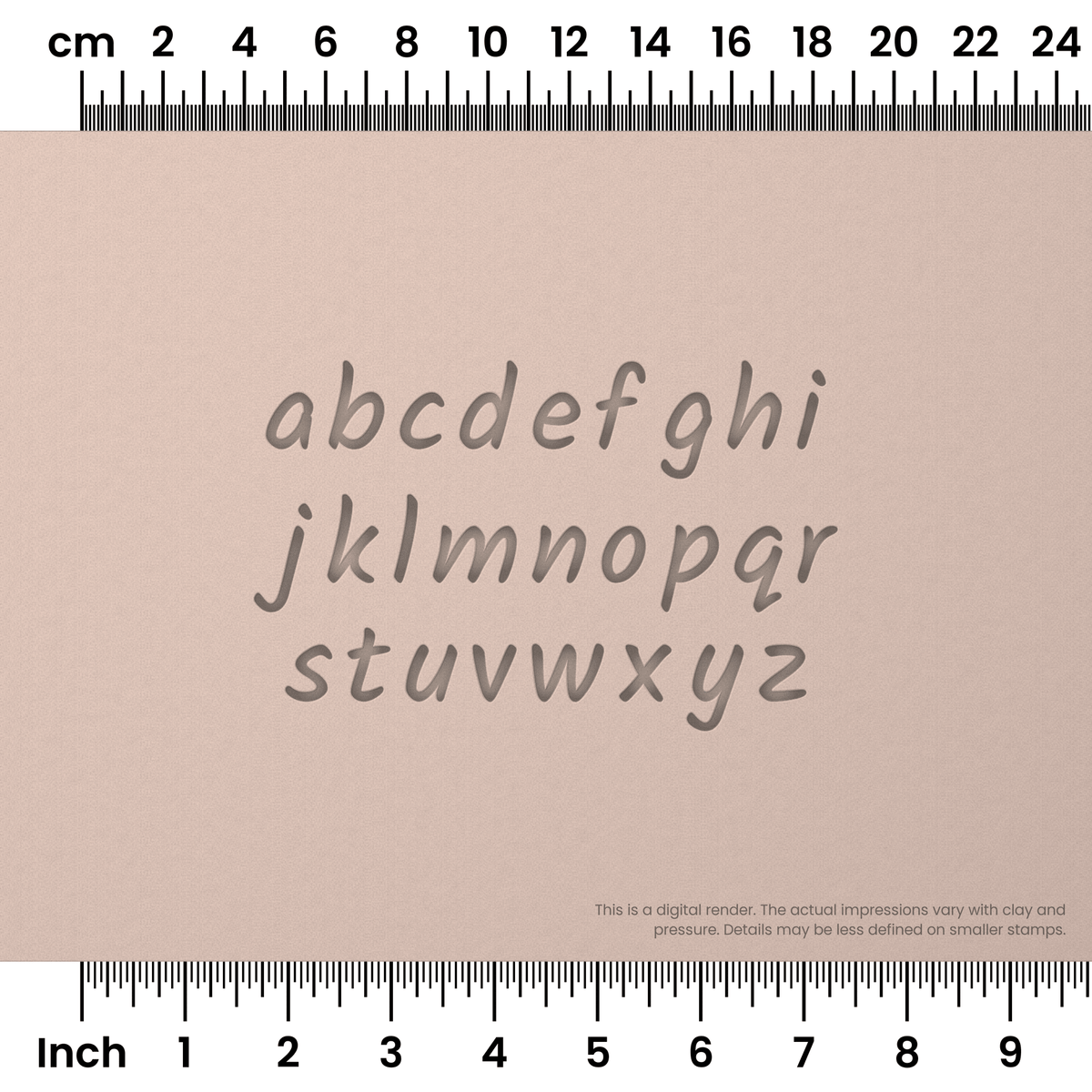 Kalam | Lowercase | Alphabet Stamp Sets