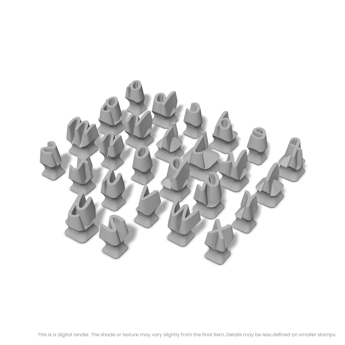 Kalam | Lowercase | Alphabet Stamp Sets