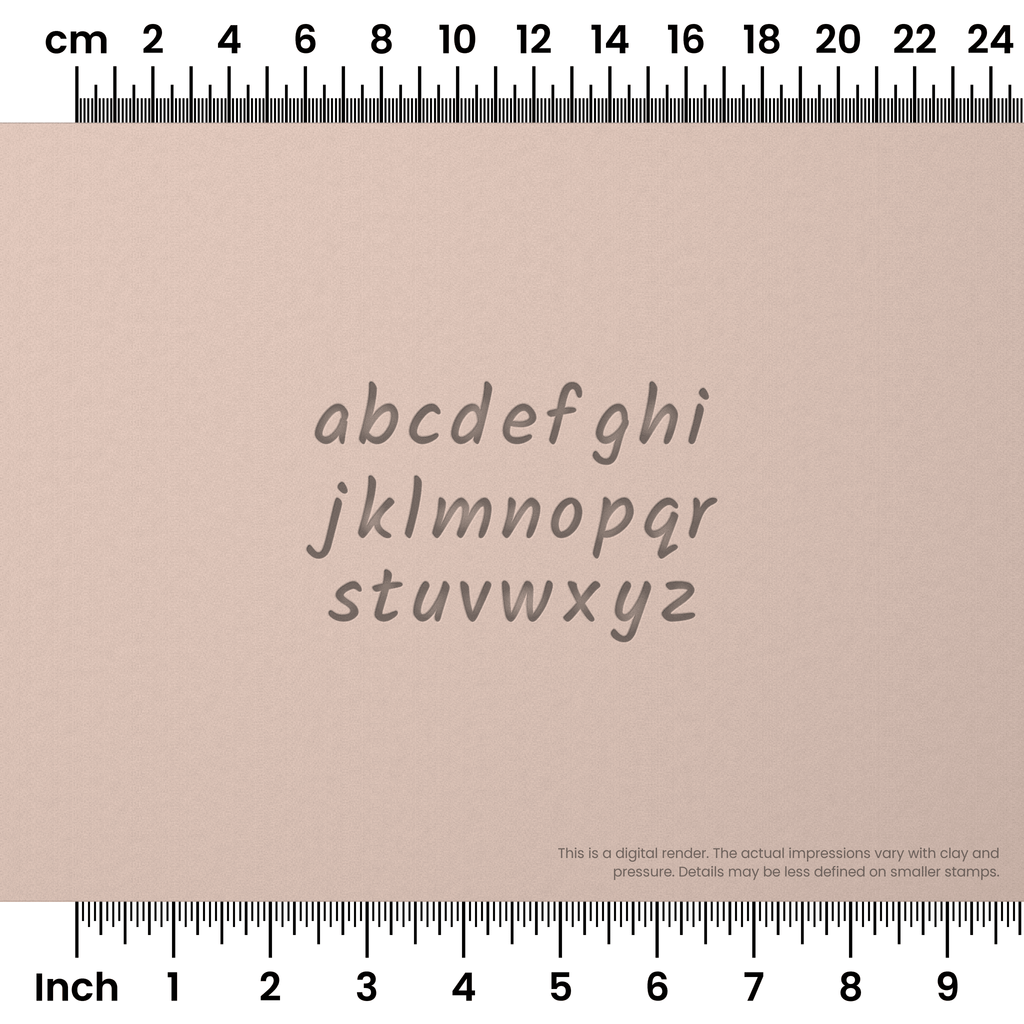 Kalam | Lowercase | Alphabet Stamp Sets