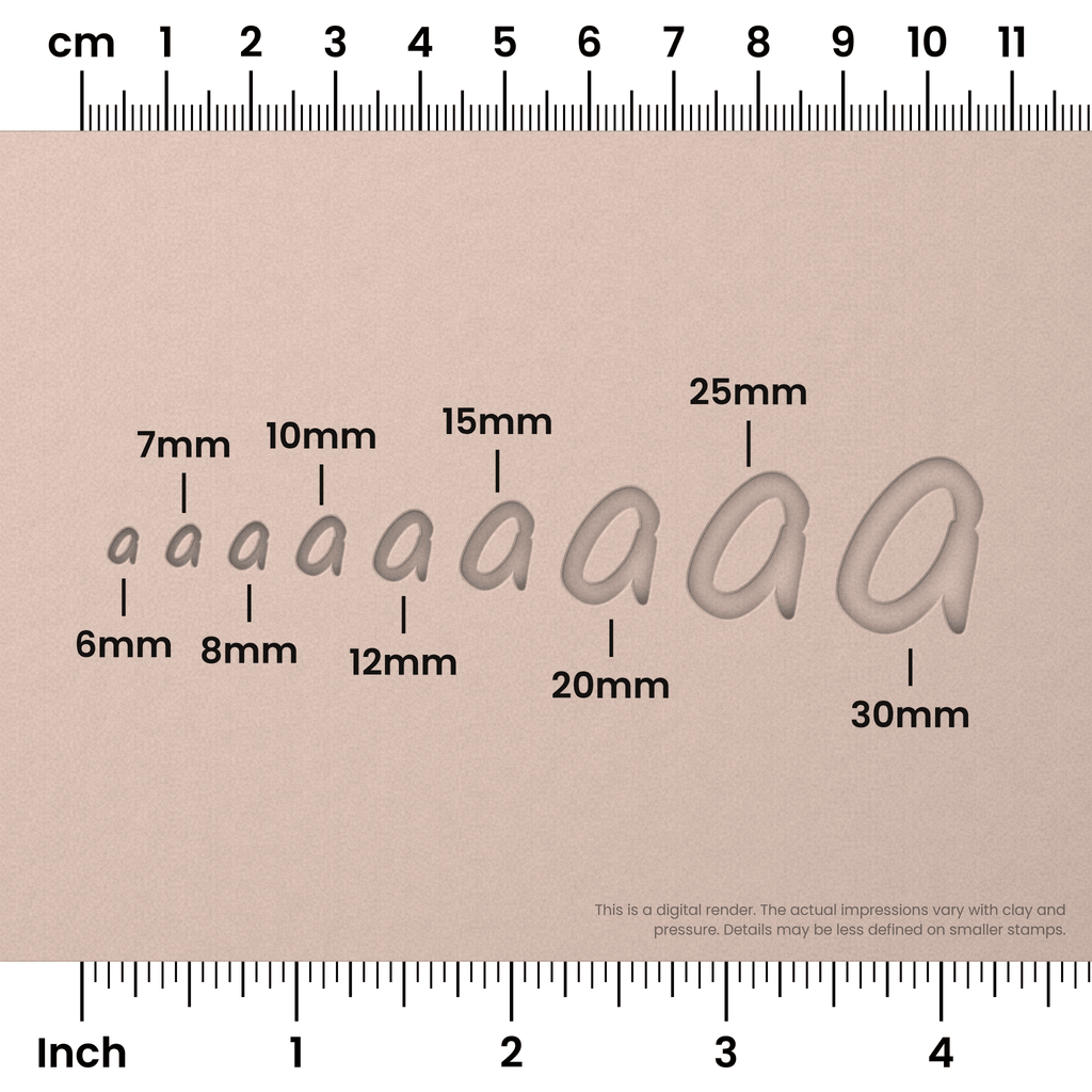 Kalam | Lowercase | Alphabet Stamp Sets