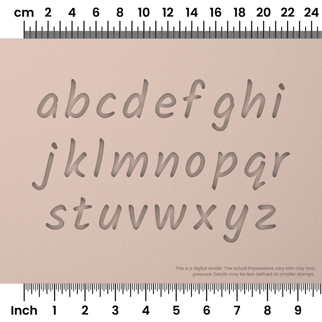 Kalam | Lowercase | Alphabet Stamp Sets