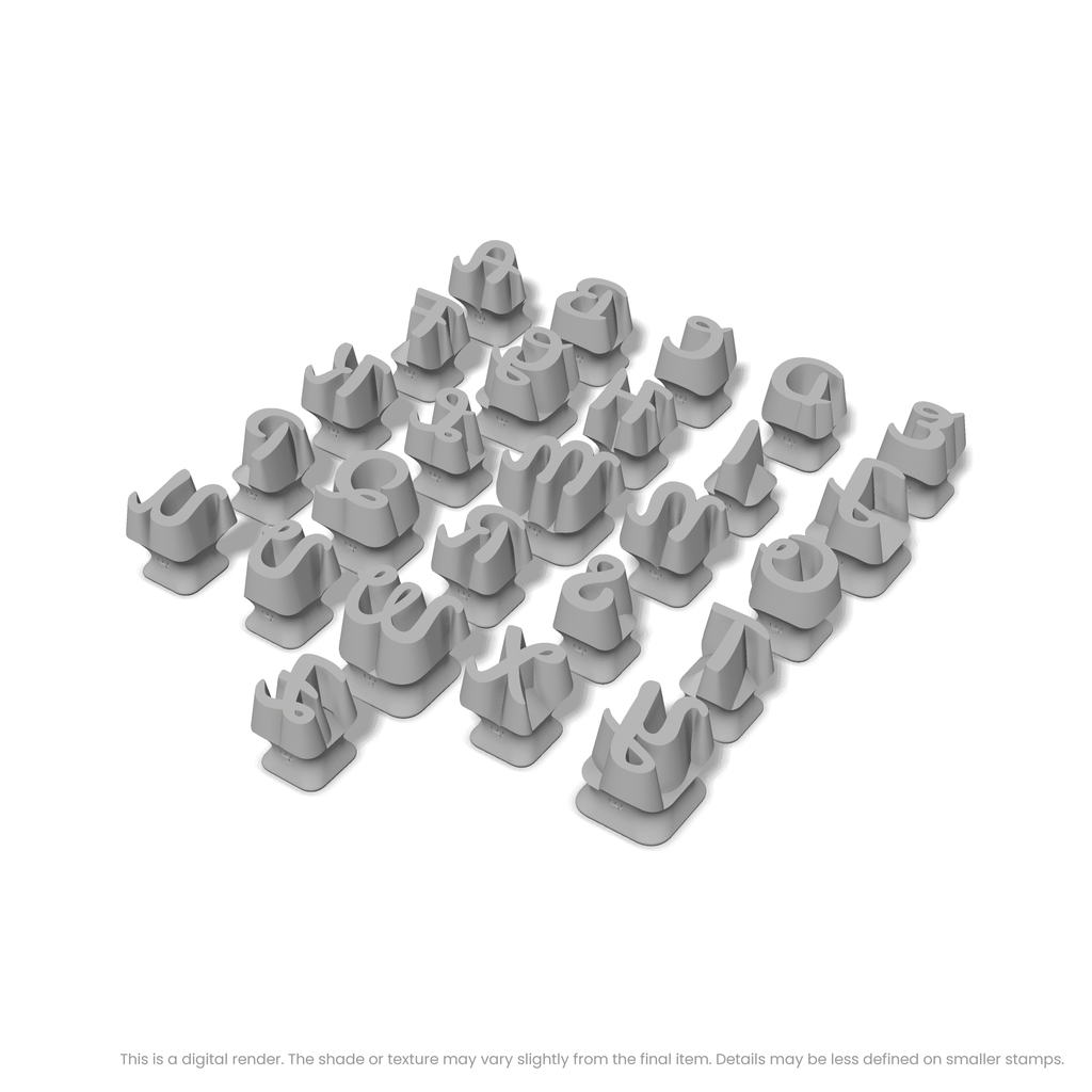Leckerli One | All Caps | Alphabet Stamp Sets