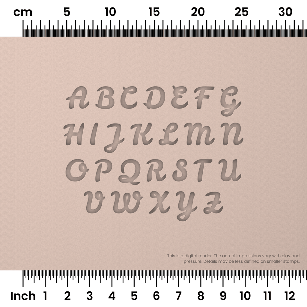 Leckerli One | All Caps | Alphabet Stamp Sets