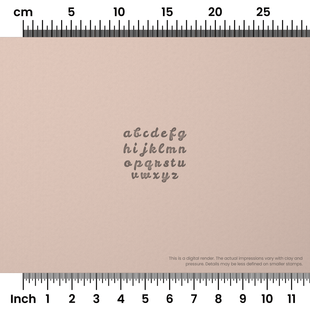Leckerli One | Lowercase | Alphabet Stamp Sets