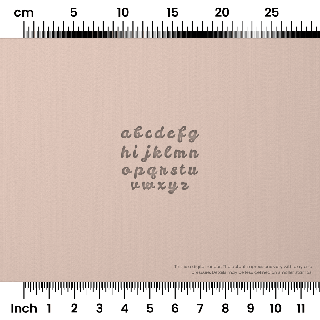Leckerli One | Lowercase | Alphabet Stamp Sets