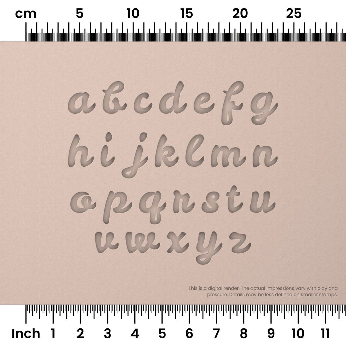 Leckerli One | Lowercase | Alphabet Stamp Sets