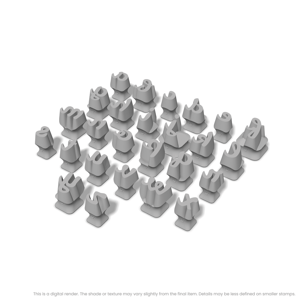 Leckerli One | Lowercase | Alphabet Stamp Sets