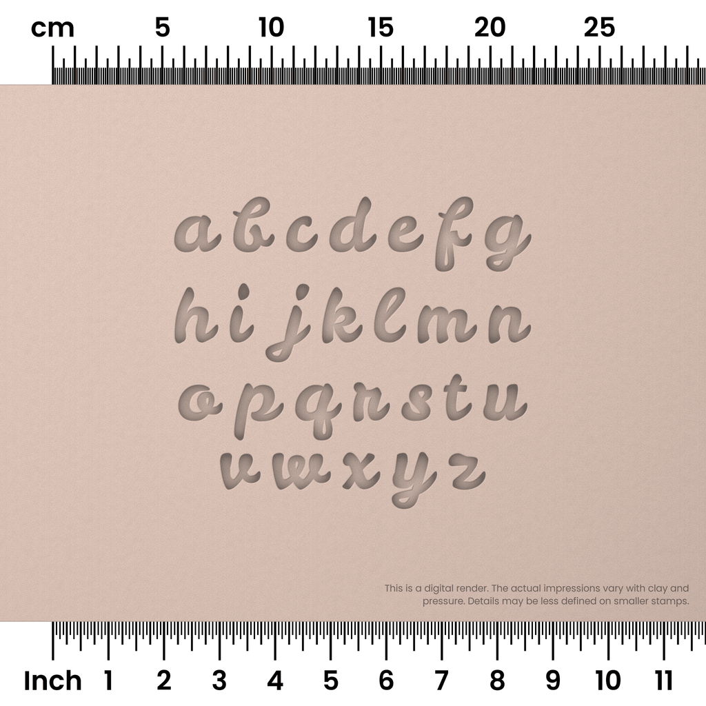 Leckerli One | Lowercase | Alphabet Stamp Sets