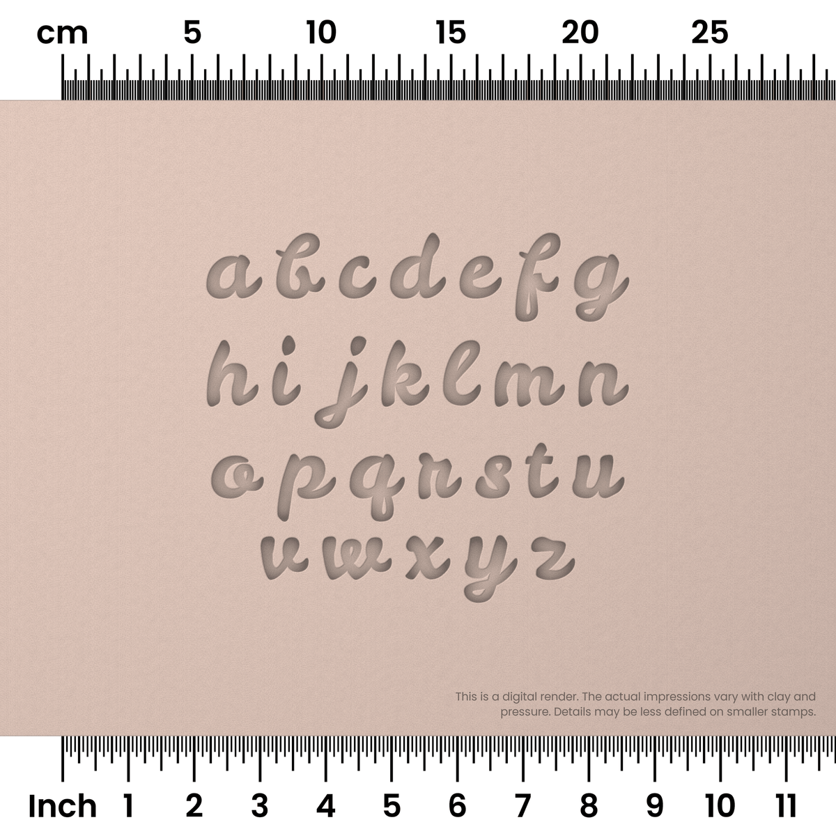 Leckerli One | Lowercase | Alphabet Stamp Sets