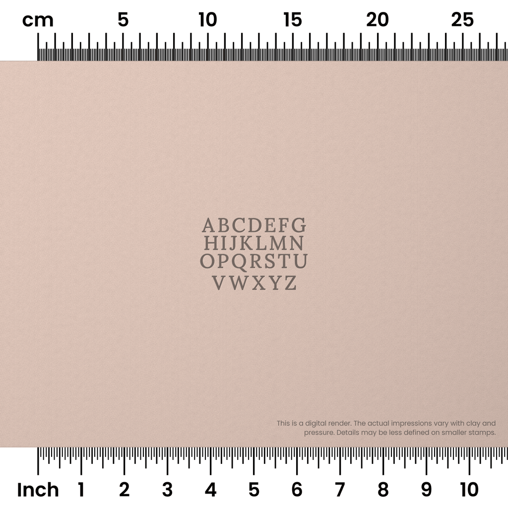 Lora | All Caps | Alphabet Stamp Sets