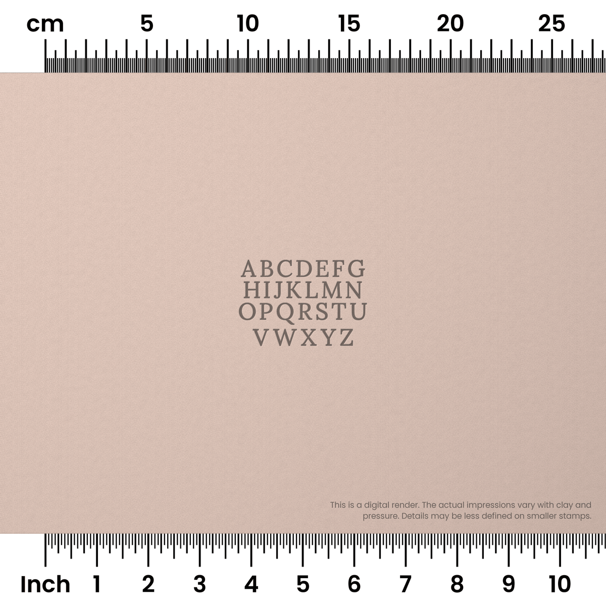 Lora | All Caps | Alphabet Stamp Sets