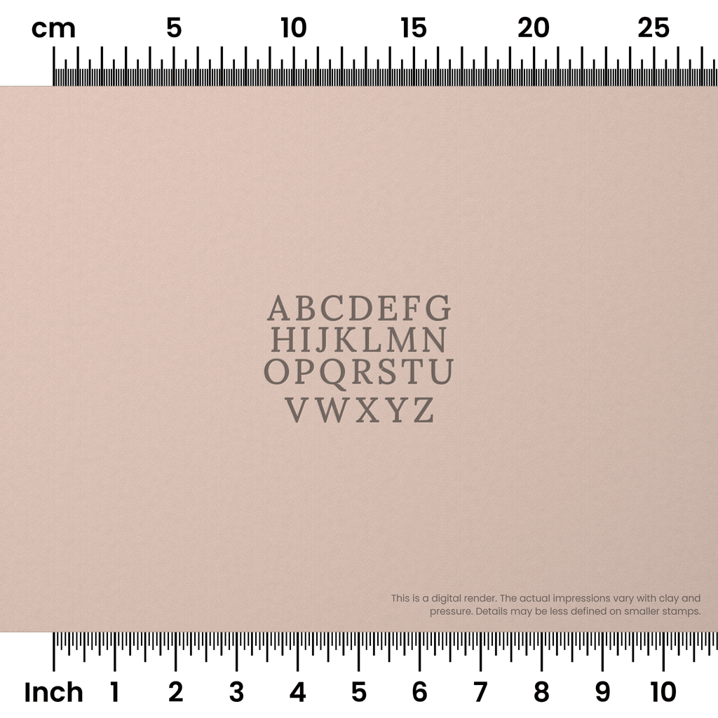 Lora | All Caps | Alphabet Stamp Sets